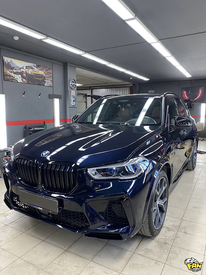 Установка подсветки Sky Lounge (Скай Лаунж) в панорамную крышу БМВ (BMW) X5 G05