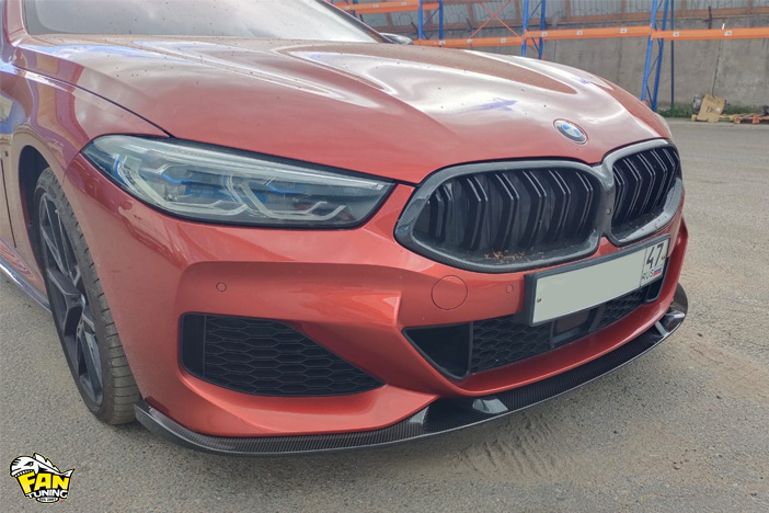 Установка карбонового обвеса на кабриолет БМВ (BMW) 850 G14