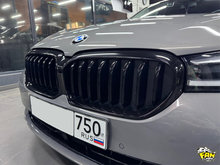 Антихром деталей экстерьера на БМВ (BMW) G30