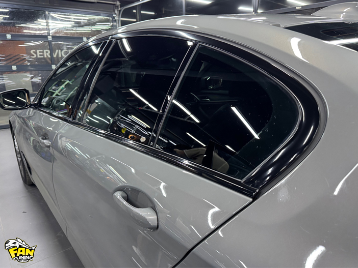 Антихром деталей экстерьера на БМВ (BMW) G30
