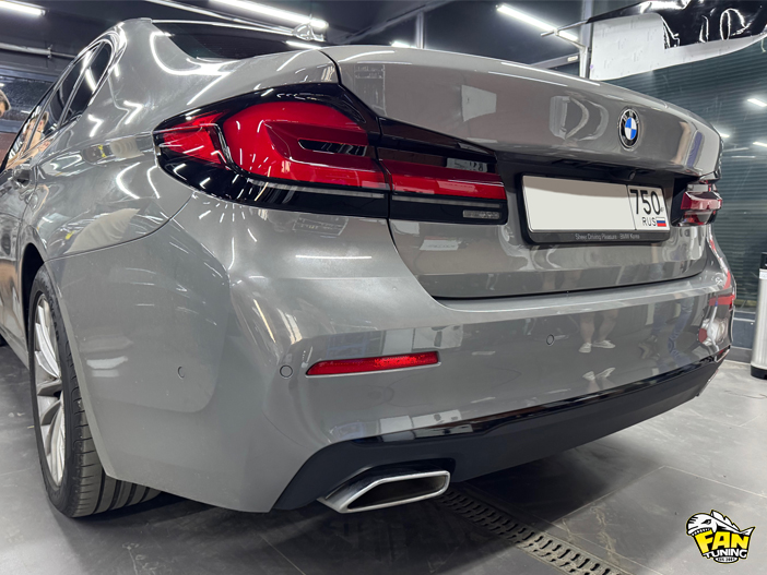 Антихром деталей экстерьера на БМВ (BMW) G30