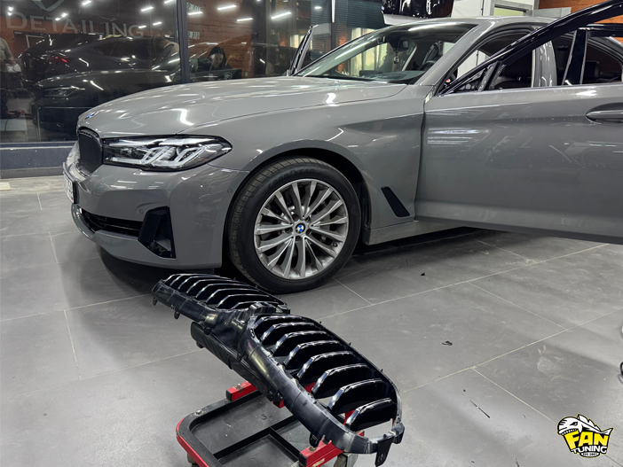 Антихром деталей экстерьера на БМВ (BMW) G30