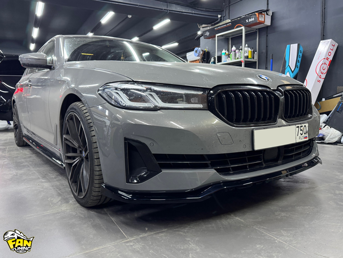 Продолжение тюнинга БМВ (BMW) G30 - установка обвеса