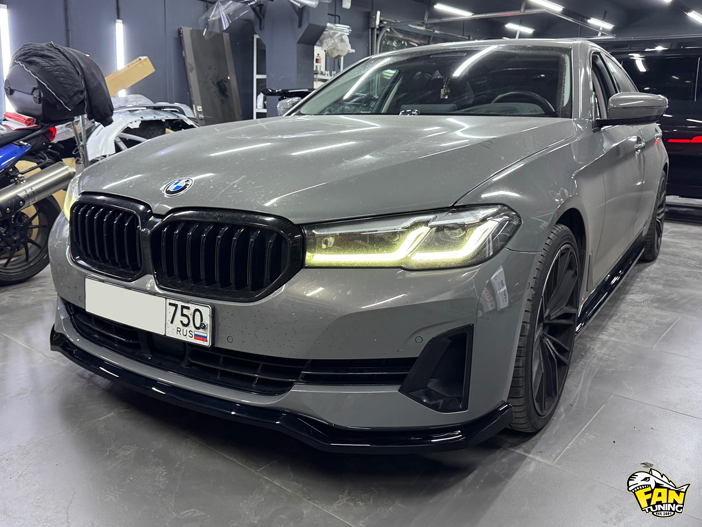 Продолжение тюнинга БМВ (BMW) G30 - установка обвеса