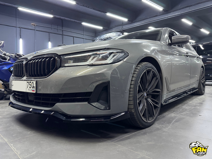 Продолжение тюнинга БМВ (BMW) G30 - установка обвеса