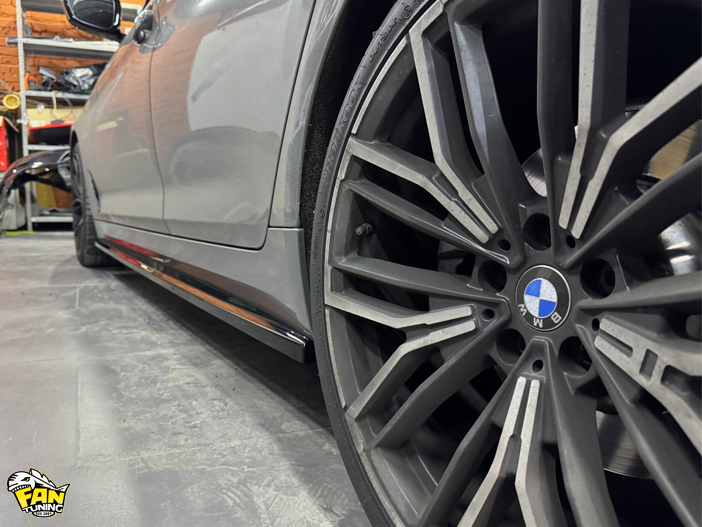 Продолжение тюнинга БМВ (BMW) G30 - установка обвеса