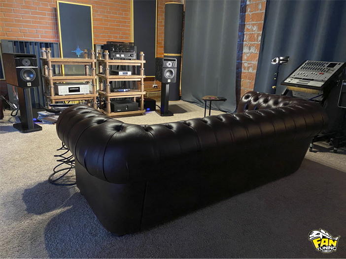 Ламинация кованным карбоном корпусов колонок Hi-End акустики