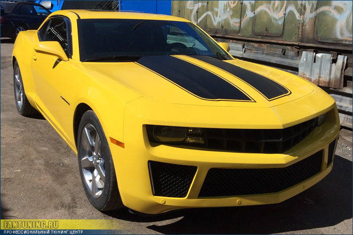 Небольшой тюнинг бамперов на Шевроле Камаро ( Chevrolet Camaro )