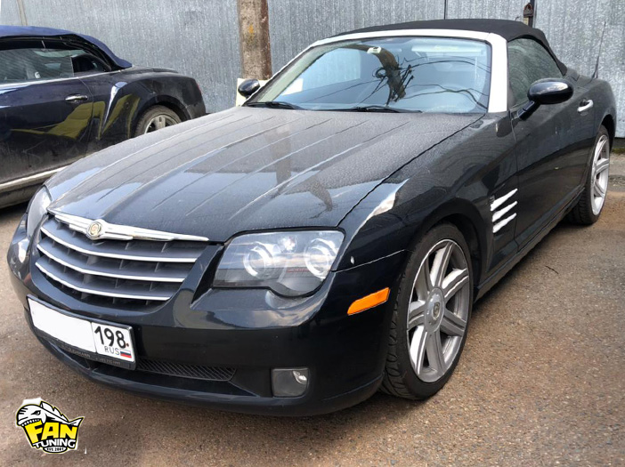 Замена стеклянного окна на мягкое в тенте кабриолета Крайслер Кроссфайер (Chrysler Crossfire)