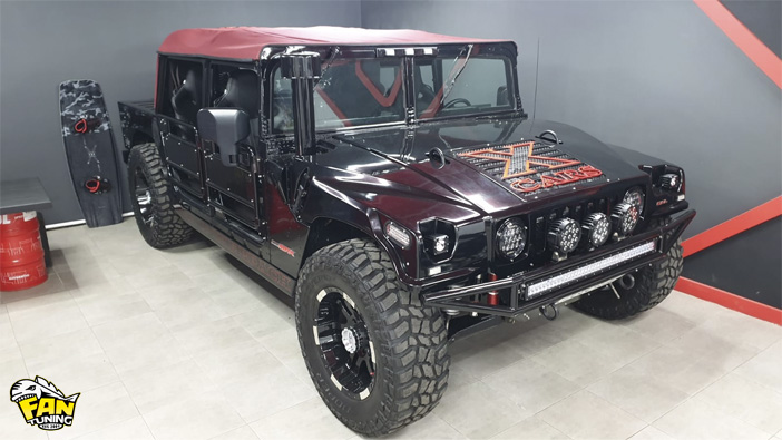 Изготовление нового тента кабриолета на Хаммер (Hummer) H1