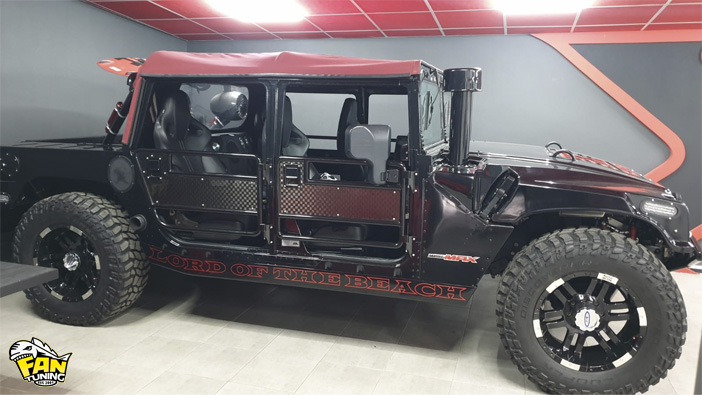 Изготовление нового тента кабриолета на Хаммер (Hummer) H1