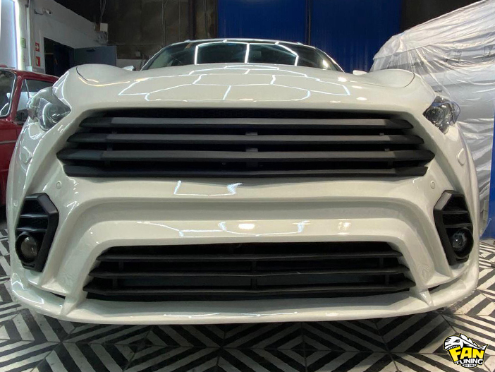 Установка нового тюнингованого бампера на Инфинити (Infiniti) FX37