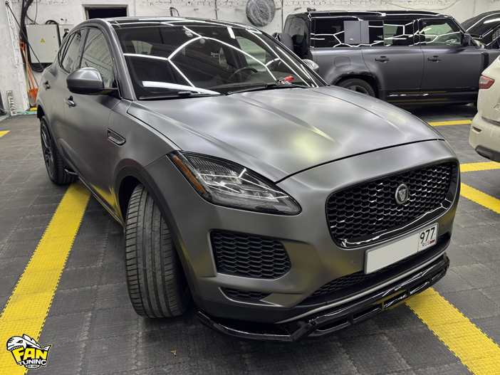 Установка аэродинамического обвеса на Ягуар (Jaguar) E-Pace