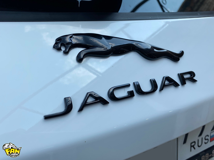 Переделка (тюнинг) диффузора заднего бампера и установка сдвоенных насадок глушителя на Ягуаре (Jaguar) F-Pace