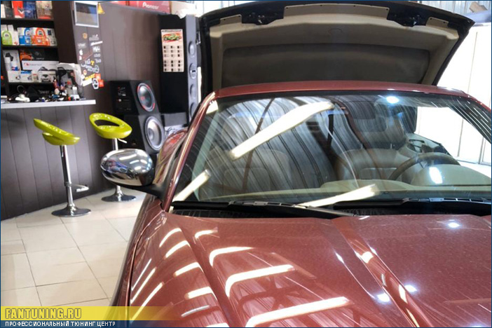 Покраска кабриолетного тента на Ягуаре (Jaguar) XKR2
