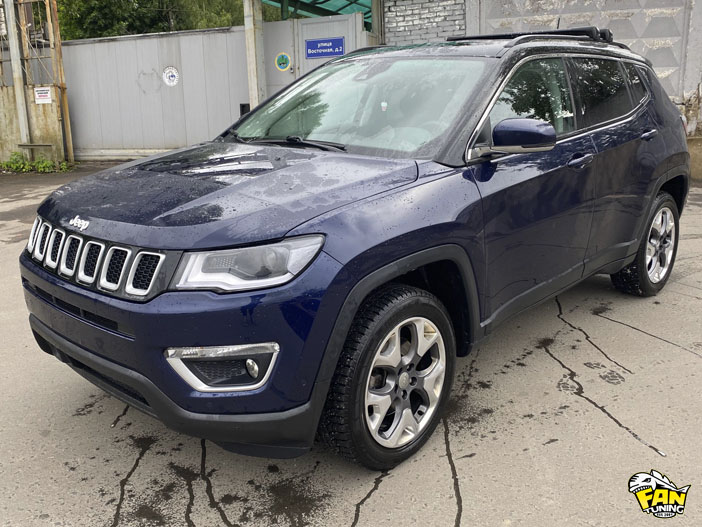 Уменьшение свеса переднего бампера на JEEP Compass