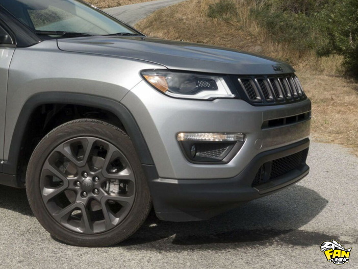 Уменьшение свеса переднего бампера на JEEP Compass