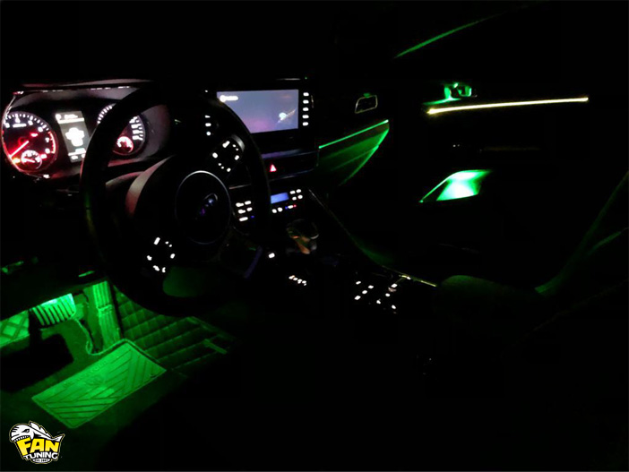 Установка подсветки салона Ambient Light на КИА (KIA) K5