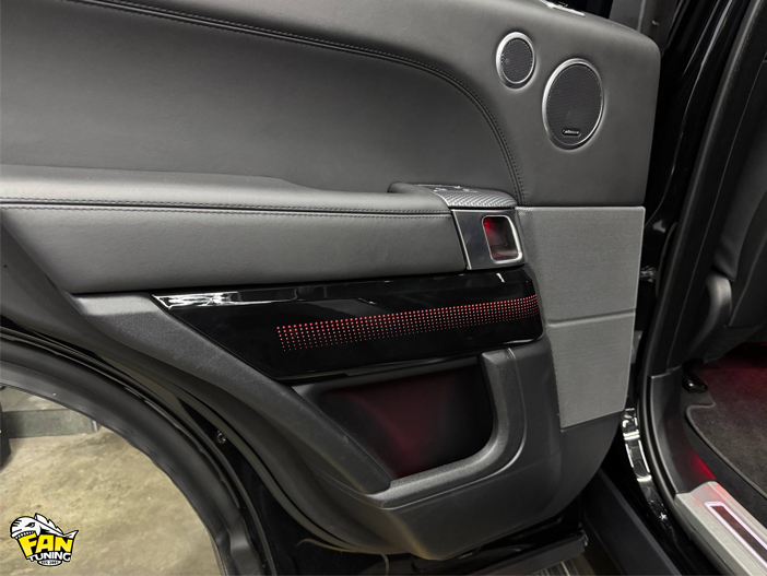 Установка новой подсветки салона Ambient Light в Рейндж Ровер Спорт (Range Rover Sport) 2022 года