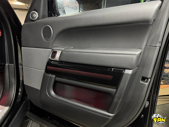 Установка новой подсветки салона Ambient Light в Рейндж Ровер Спорт (Range Rover Sport) 2022 года