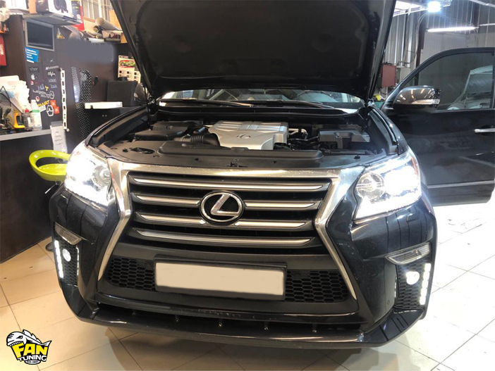 Установка новой решетки радиатора на Лексус (Lexus) GX