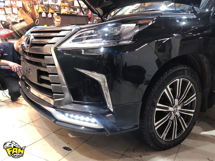 Установка обвеса Double Eight на Лексус (Lexus) LX450d