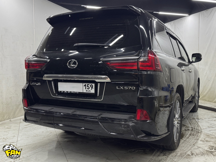 Установка обвеса Heritage на Лексус (Lexus) LX570