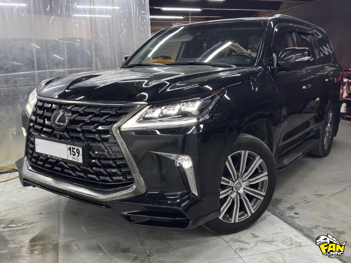 Установка обвеса Heritage на Лексус (Lexus) LX570