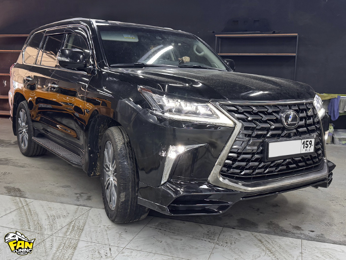 Установка обвеса Heritage на Лексус (Lexus) LX570