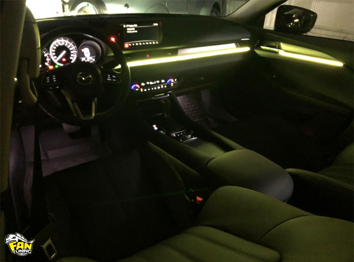 Контурная подсветка салона Ambient Light на Мазду (Mazda) 6