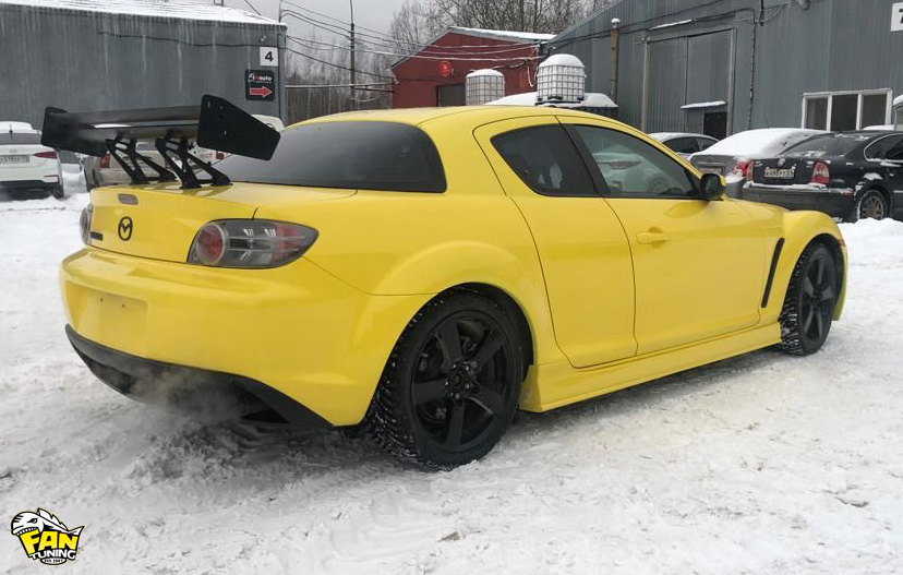 Целиковая окраска кузова Мазды (Mazda) RX8