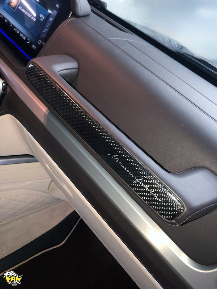 Замена деревянных деталей салона на карбоновые в Мерседесе (Mercedes) G W463a (W464)