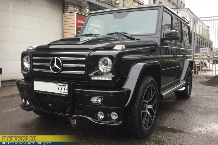 Небольшой тюнинг Гелендваген в стиле Хаманн (Hamann) на Mercedes G