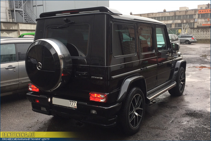 Небольшой тюнинг Гелендваген в стиле Хаманн (Hamann) на Mercedes G