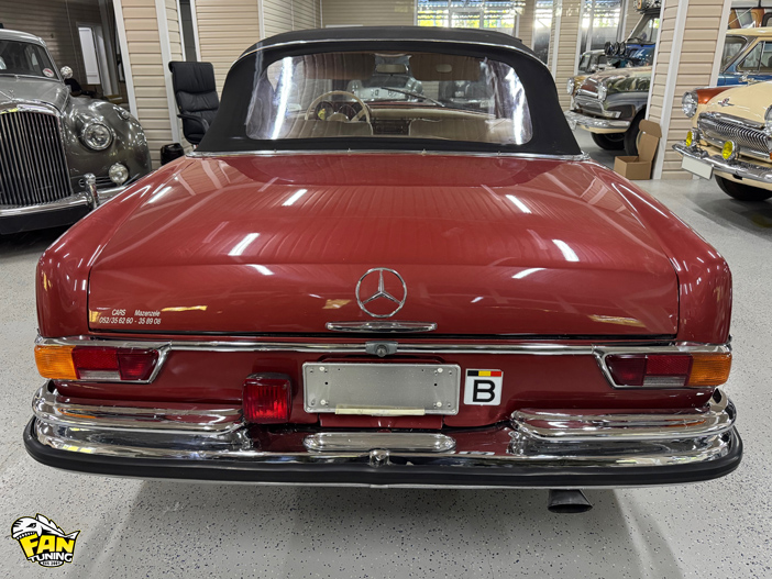 Пошив новой складной крыши (тента кабриолета) на Мерседесе (Mercedes) 220 W111 1965 г.в.