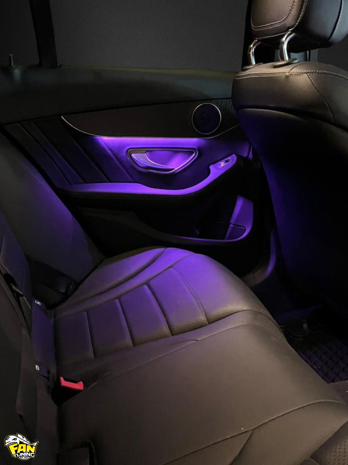 Установка подсветки Ambient Light в Мерседес (Mercedes Benz) W205