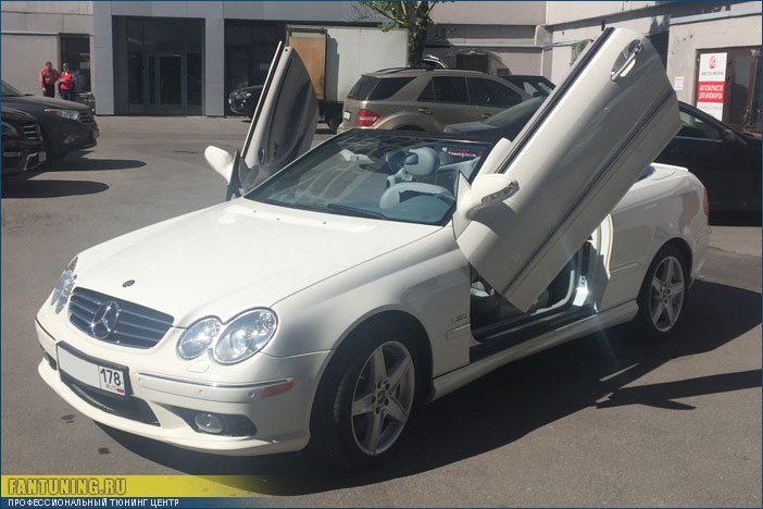 Ламбо двери LSD (Lambo Style Doors) для Мерседеса (Mercedes) W209