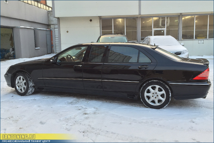 Кузовной ремонт и покраска Мерседеса Пульман (Mercedes Pullman) в кузове W220