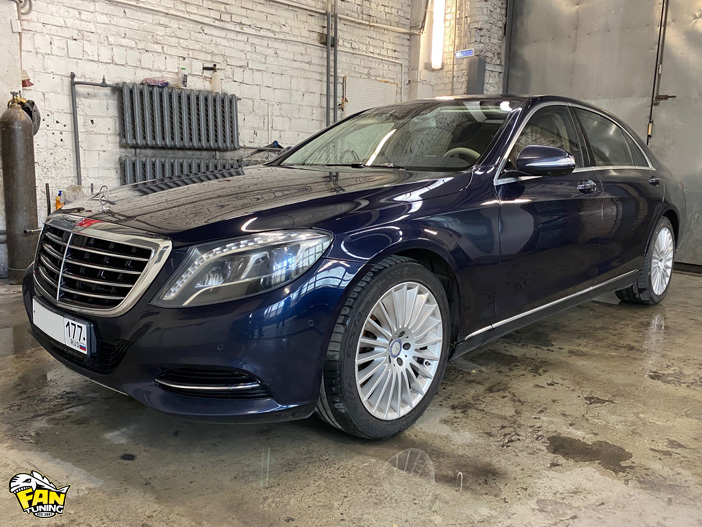 Перетяжка сложного руля на Мерседесе (Mercedes) W222