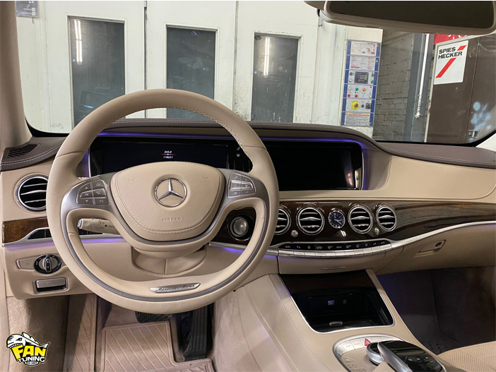 Перетяжка сложного руля на Мерседесе (Mercedes) W222