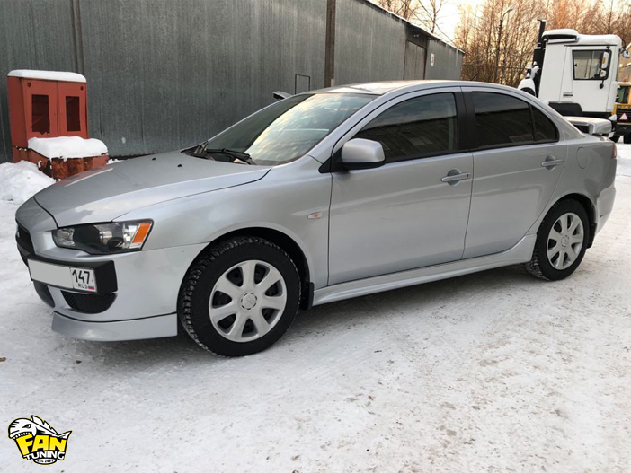 Установка небольшого обвеса на Мицубиши (Mitsubishi) Lancer X