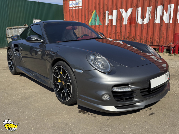 Ремонт карбоновой крыши на Порше (Porsche) 911 Turbo 997