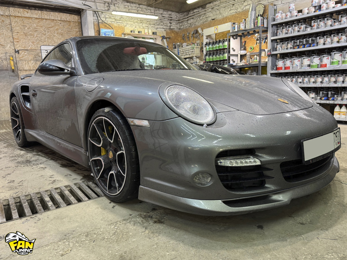Ремонт карбоновой крыши на Порше (Porsche) 911 Turbo 997