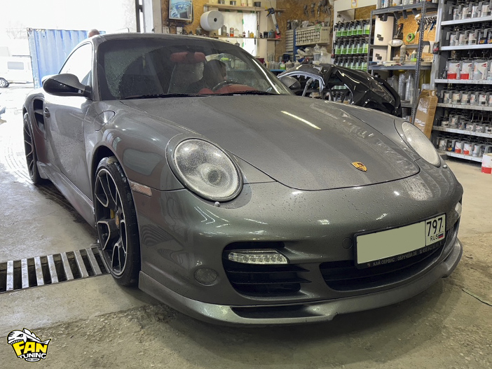 Ремонт карбоновой крыши на Порше (Porsche) 911 Turbo 997