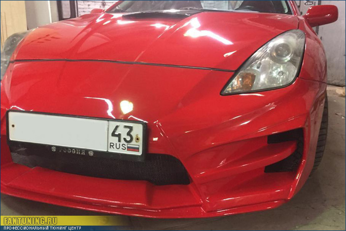 Профессиональная подгонка, окраска и установка обвеса на Тойоту Селика (Toyota Celica) T23