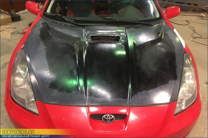 Профессиональная подгонка, окраска и установка обвеса на Тойоту Селика (Toyota Celica) T23