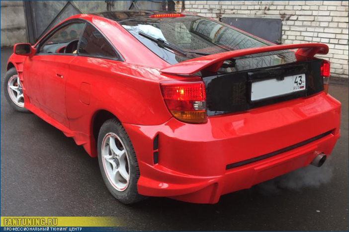 Профессиональная подгонка, окраска и установка обвеса на Тойоту Селика (Toyota Celica) T23