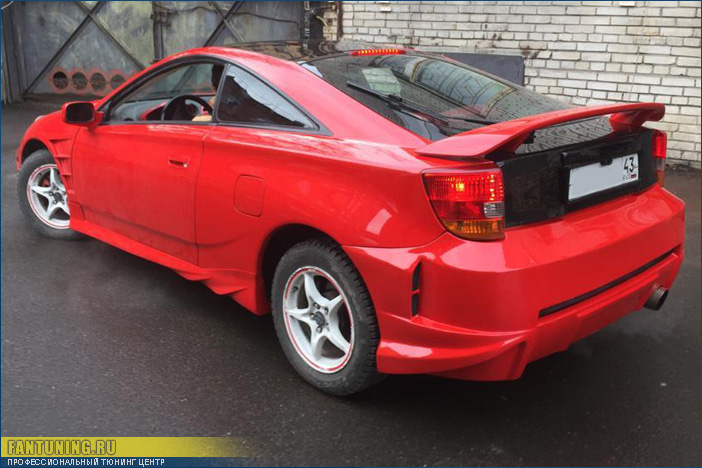 Профессиональная подгонка, окраска и установка обвеса на Тойоту Селика (Toyota Celica) T23