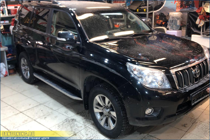 Установка рестайлинг комплекта на Toyota Land Cruiser Prado 150