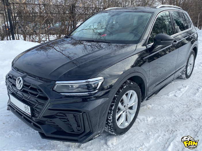 Установка аэродинамического обвеса На Фольксваген Тигуан (Volkswagen Tiguan)